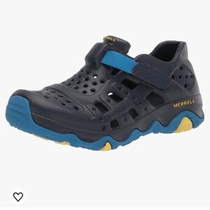 Merrell | Hydro Canyon Kids Water Friendly lightweight Sandal in Blue Size 2